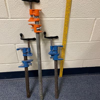 3 pipe clamps