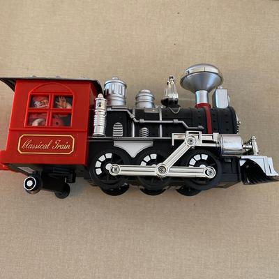 Plastic holiday train
