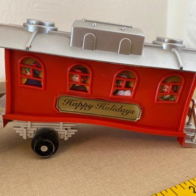 Plastic holiday train