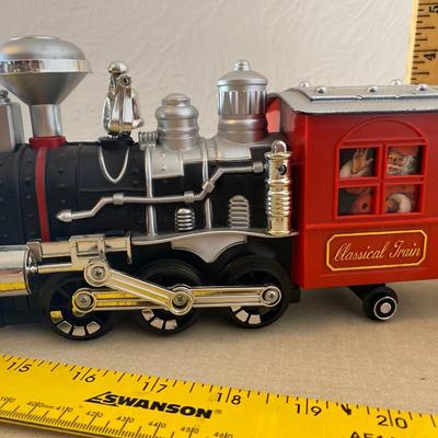 Plastic holiday train