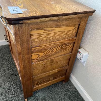 Antique Oak Wash Stand