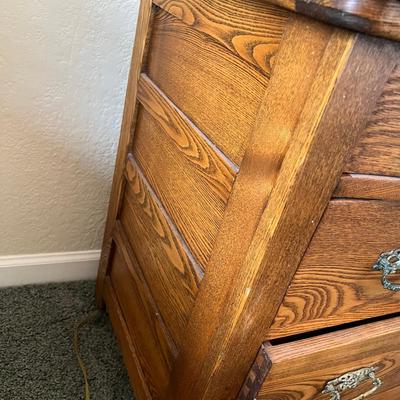 Antique Oak Wash Stand