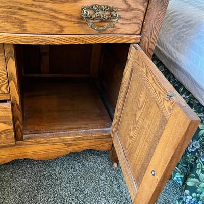 Antique Oak Wash Stand