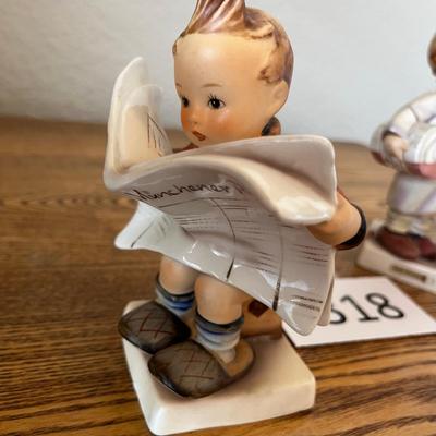 Hummell lot of 2 Doctor & Boy Reading