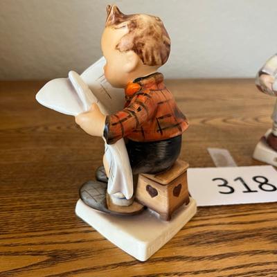 Hummell lot of 2 Doctor & Boy Reading