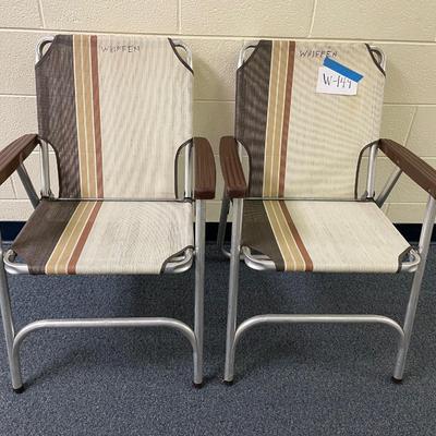 Pair of lawn chairs