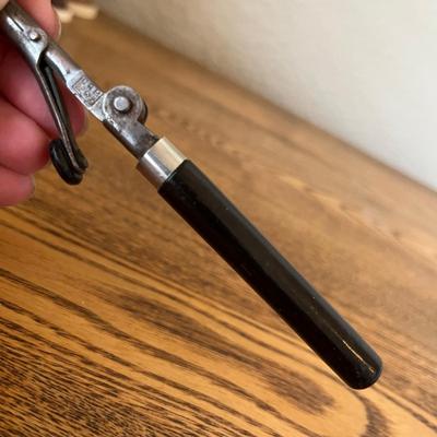 Antique Travel Curling Iron