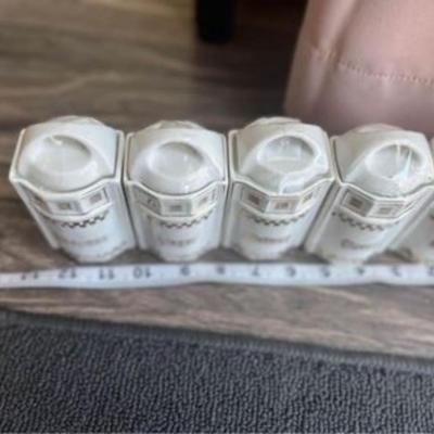 Vintage German spice jar lot