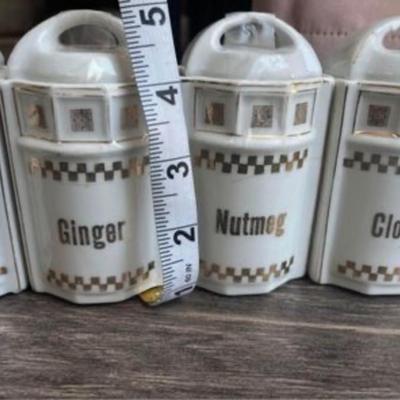 Vintage German spice jar lot