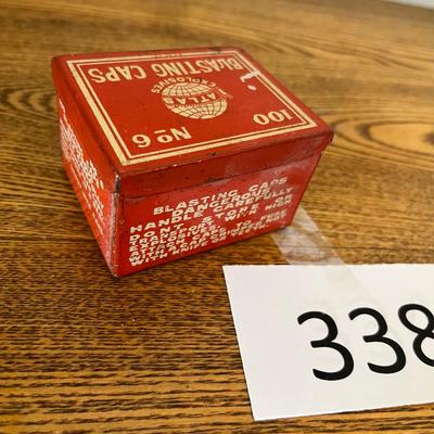 Atlas Blasting Caps Tin box