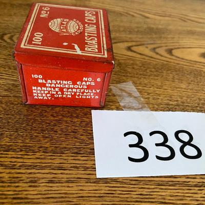 Atlas Blasting Caps Tin box
