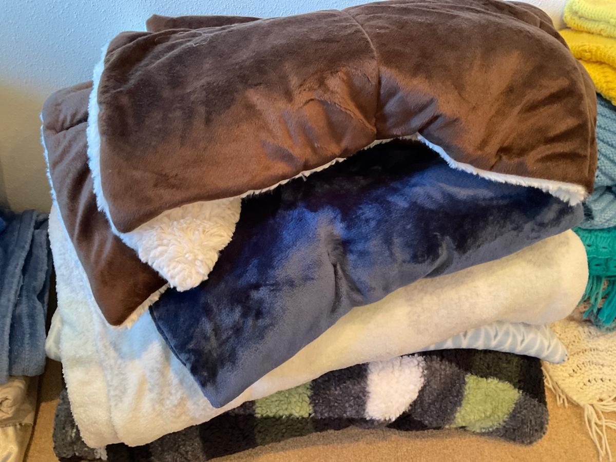 Large fuzzy blankets