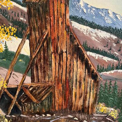 Lot of 2 Mountain Mining scenes