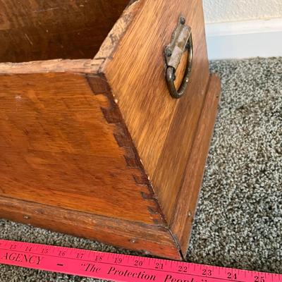 Antique Small Tool box Travel Chest