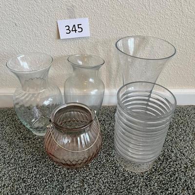 Lot of 5 vases