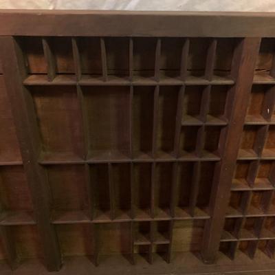 Vintage Wooden Printers BLOCK LETTERPRESS Drawer - 32.5â€x16.5â€x1.75â€ approx