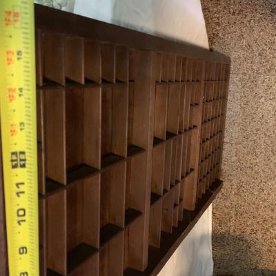 Vintage Wooden Printers BLOCK LETTERPRESS Drawer - 32.5â€x16.5â€x1.75â€ approx