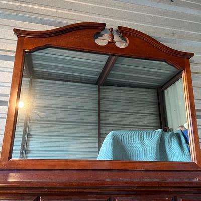 Decorative Wood Frame Mirror (S-MG)