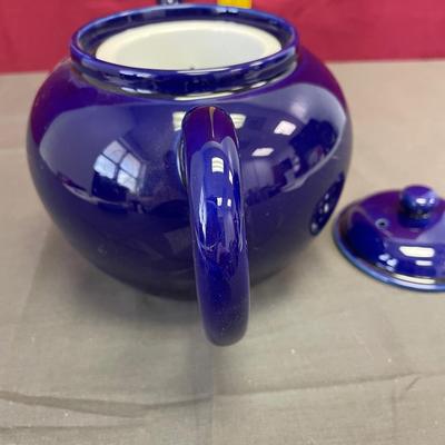 5â€ cobalt blue teapot