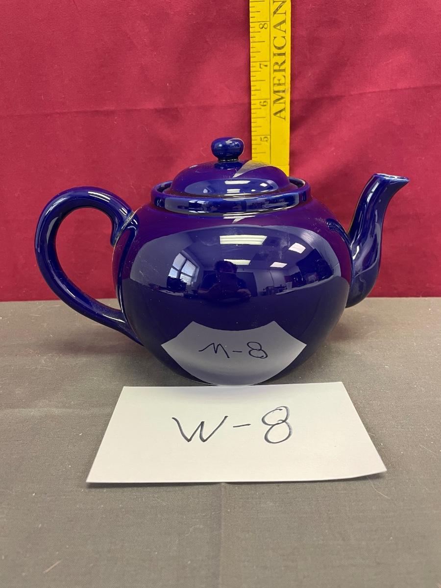 5” cobalt blue teapot