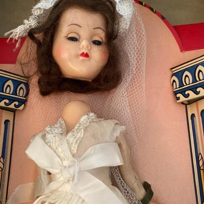 Vintage bride doll