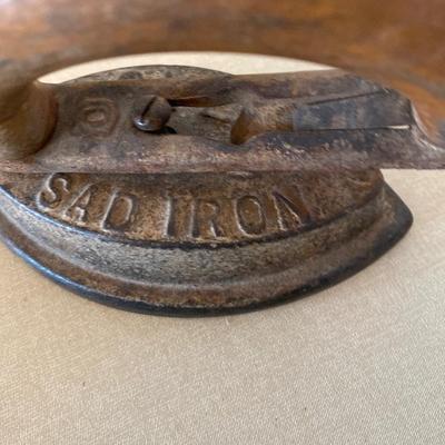 Three antique irons