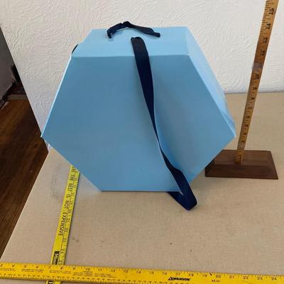 Blue TILLEY hat box