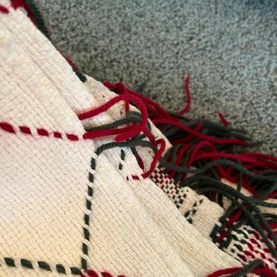 Unfinished Christmas Throw