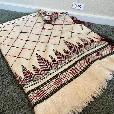 Unfinished Christmas Throw