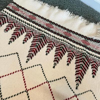 Unfinished Christmas Throw