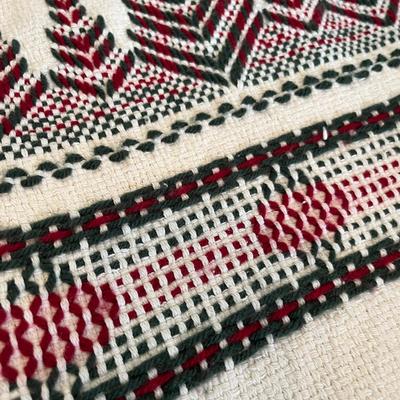 Unfinished Christmas Throw