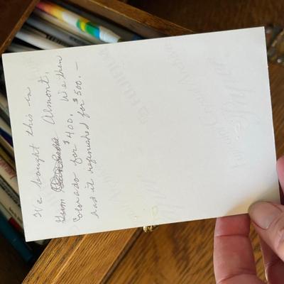 Antique Golden Oak Secretary Bookcase