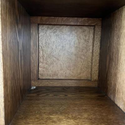 Antique Golden Oak Secretary Bookcase