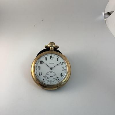 J1322 Elgin Gold Filled 17 Jewels Pocket Watch