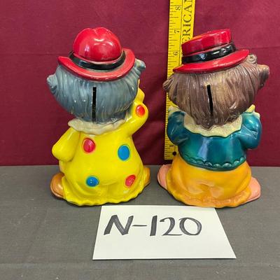2 clown banks