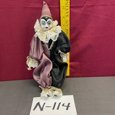 Ceramic Harlequin Clown
