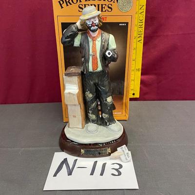 Emmett Kelly "Accounting" Clown