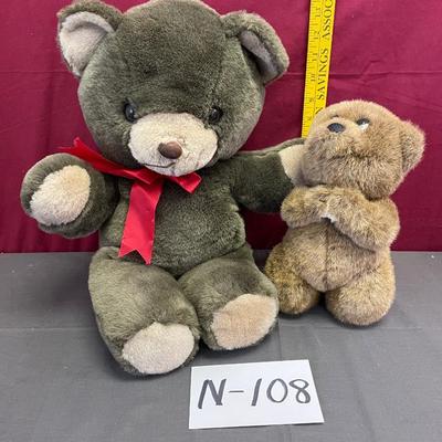 Set of 2 teddy bears