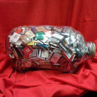 Large Pig Jar filled with Matchbooks