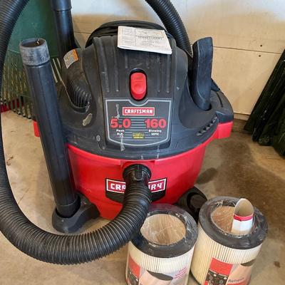 G13-12 gallon craftsman wet/dry vac (comes with 2 new filters