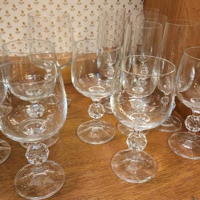 Lot of Clear Glassware Glasses