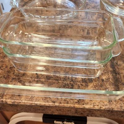 Lot of Pyrex & Anchor Hocking Glass Casserole Baking bowls Dishes