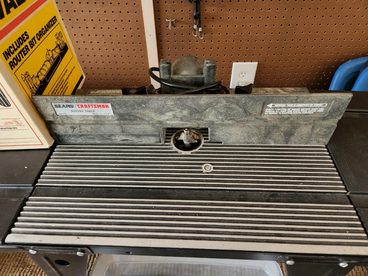 Sears Craftsman 1 1/2 HP Router with Table