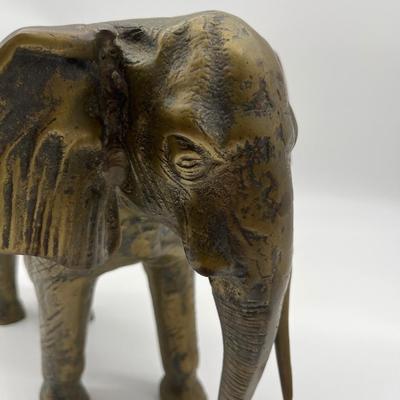 Solid Brass Elephant