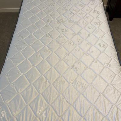 2B1-Twin mattress,box spring, head/footboard and mattress pad