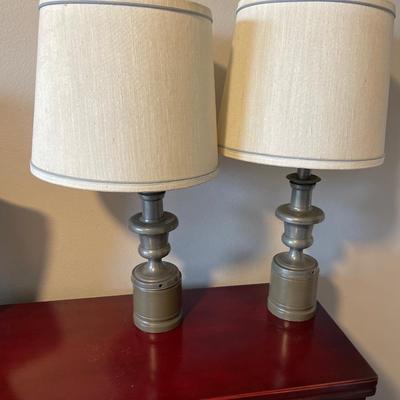 2B6-Pair of matching lamps