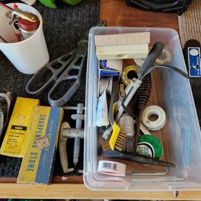 Small Lot Solder , oil cans, Stanley Plane ,Sharpening Stone and More