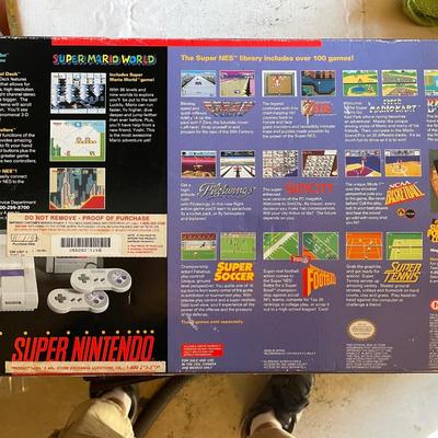 Super NES Super Set. New Old Stock! Original Packaging, with 4 Games