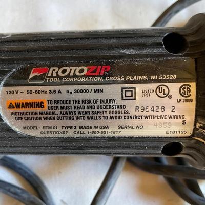 Rotozip Rotomite #RTM01 Drywall Cutter. Good Condition!