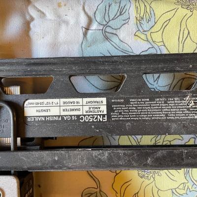 Porter Cable 5 piece Nail Gun Set with Bag. Good Condition!